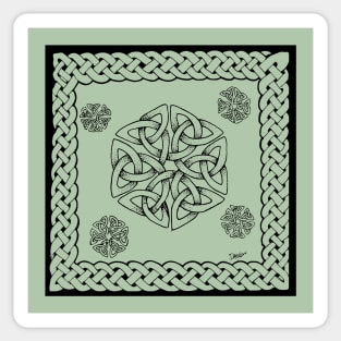 Celtic Knot Snowflake Sticker